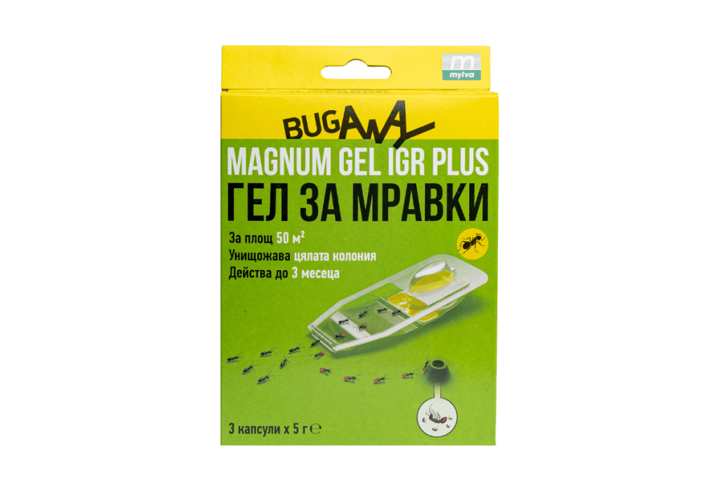 Снимка на опаковка -BugAway Магнум гел за мравки
