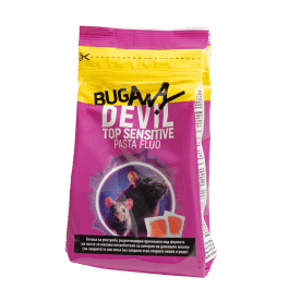 BugAway DevilTop Sensitive Pasta Fluo, родентицидна паста-примамка против мишки и плъхове